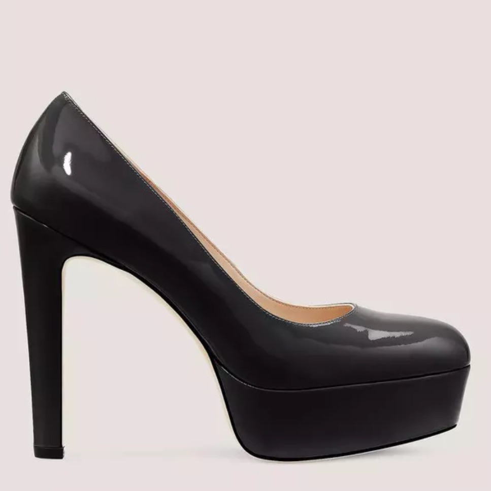 Stuart Weitzman Dancefloor 130 Black Stiletto Pump Heel Size 6.5